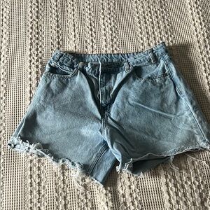 Women's Blue Denim Shorts